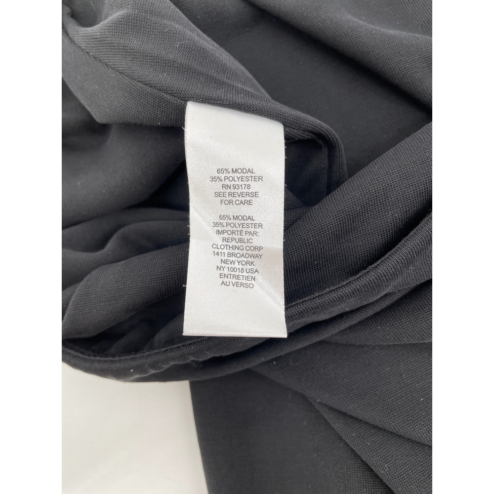 Tahari Liquid Knit Skirt Womens Medium Black Chic Closet Staple Classic Timeless - Picture 6 of 8